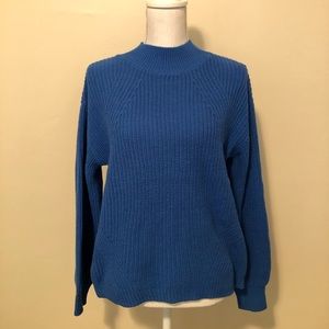 Old Navy puff sleeve mock neck sweater